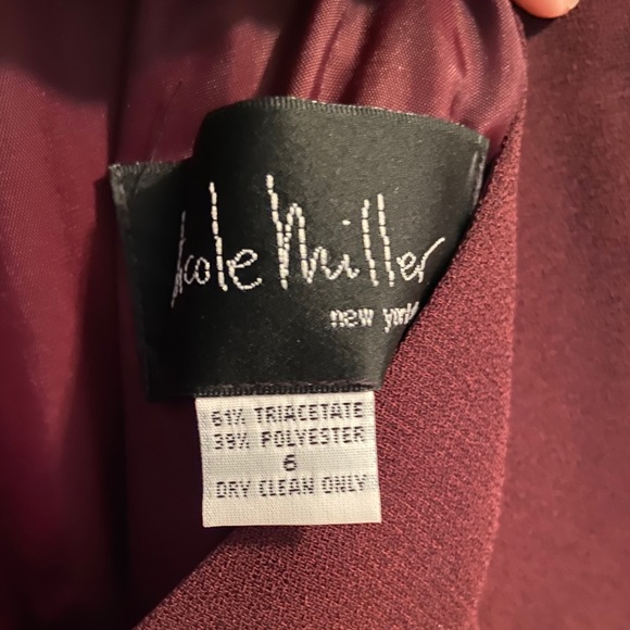 Nicole Miller maroon dress - Picture 3 of 3